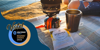 STEEPED COFFEE SHORTLISTED BY USA TODAY FOR BEST GIFT FOR OUTDOOR ADVENTURERS