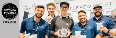 Steeped Wins Best New Product Award for Packaging at Specialty Coffee Expo