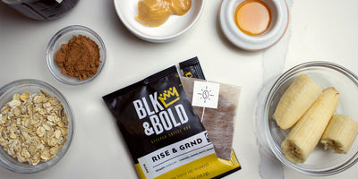 BLK & Bold x Steeped’s Sweet Banana Breakfast Smoothie