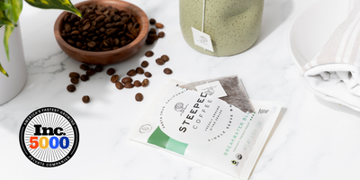 STEEPED COFFEE NAMED ONE OF FASTEST GROWING COMPANIES IN PACIFIC REGION BY INC. MAGAZINE