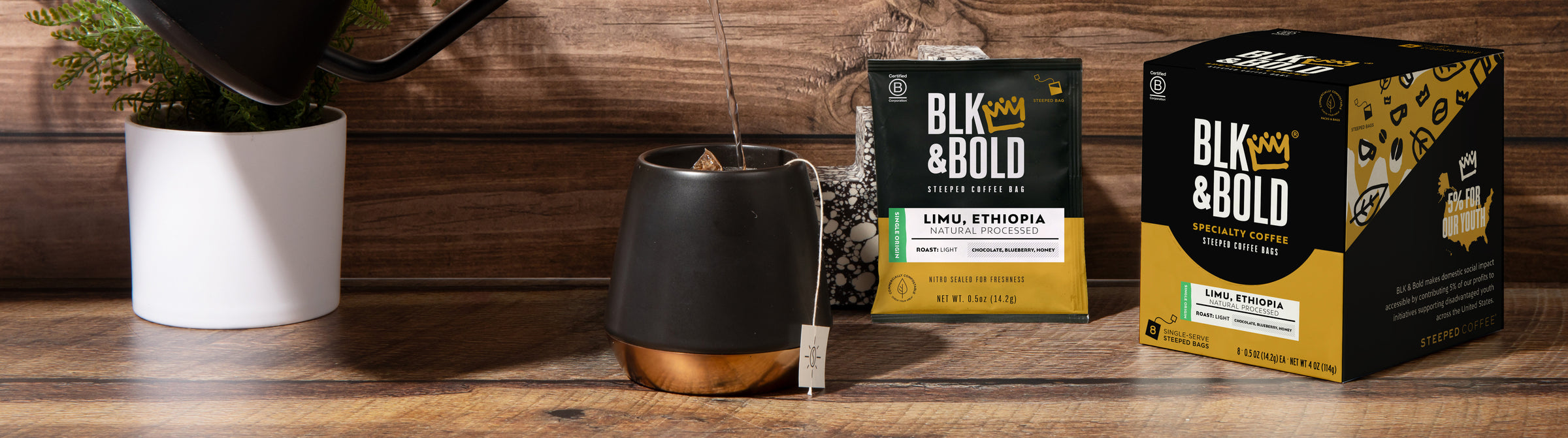 BLK & Bold X Steeped Coffee