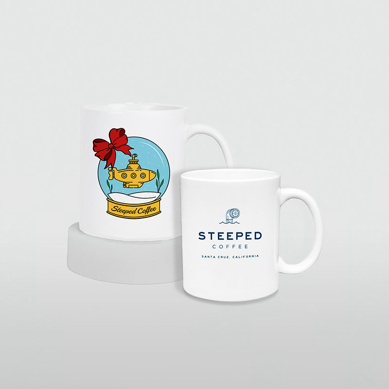 Steeped Snowglobe Diner Mug