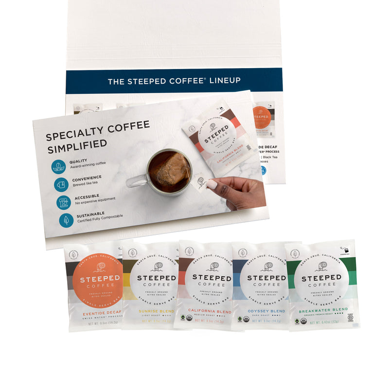 Steeped Coffee Wholesale Sample Set