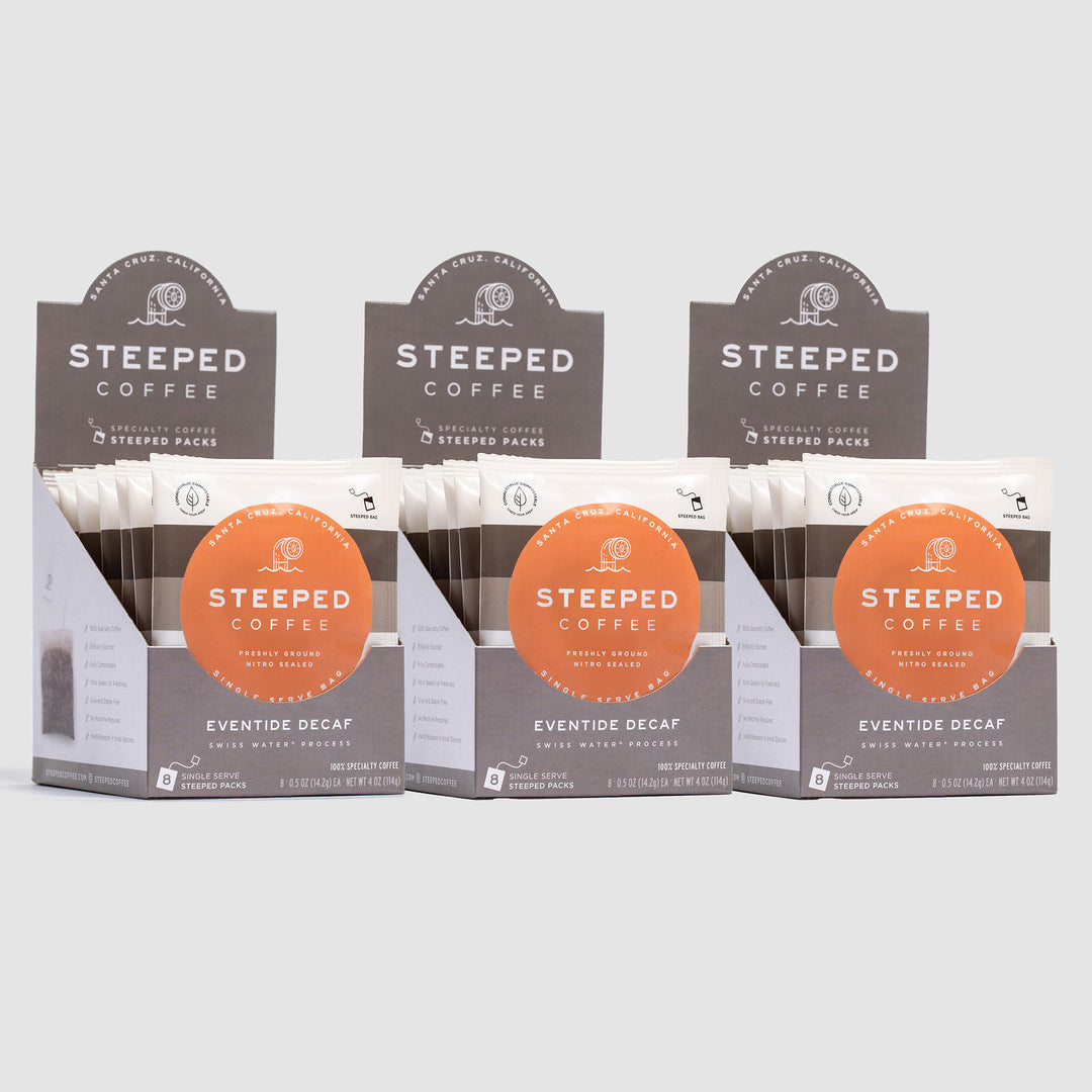 Steeped Coffee | Eventide Decaf Swiss Water Processed | Steeped